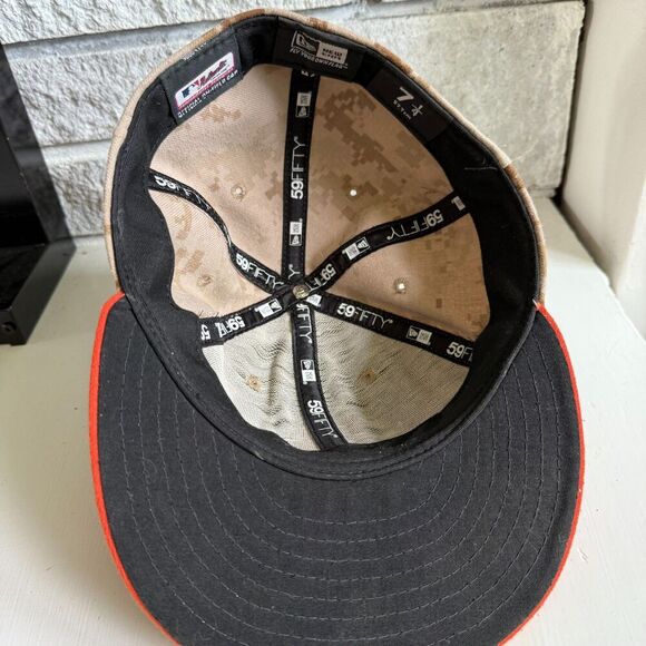 San Francisco Giants MLB New Era 59Fifty On-Field Baseball Cap Hat Desert Camo - Picture 4 of 7